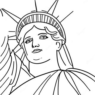 Statue Of Liberty Coloring Page 25535-23318