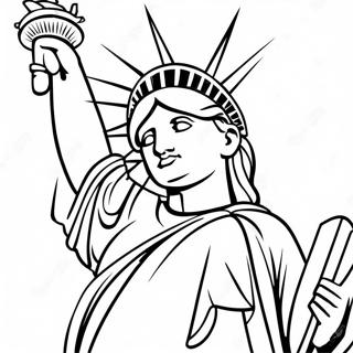 Statue Of Liberty Coloring Page 25535-23320