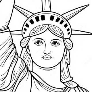 Statue Of Liberty Coloring Page 25535-23507