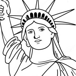 Statue Of Liberty Coloring Page 25535-23508