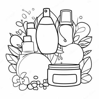 Cute Skincare Products Coloring Page 2553-2086