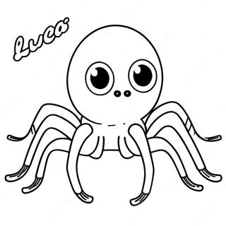 Lucas The Spider Coloring Page 25545-23516