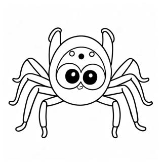 Cute Lucas The Spider Coloring Page 25546-23517