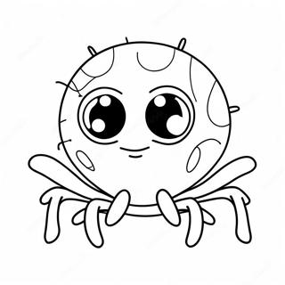 Cute Lucas The Spider Coloring Page 25546-23520