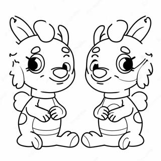 Spot The Difference Coloring Pages