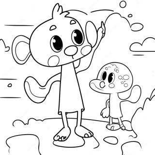 Fun Spot The Difference Coloring Page 25556-23337