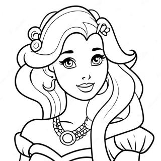 Tattooed Disney Princess Coloring Page 25585-23546