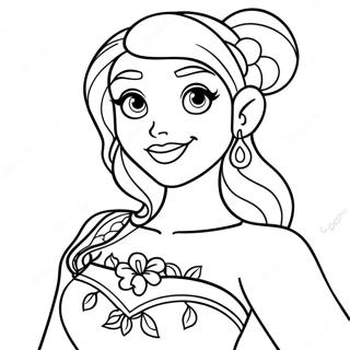 Tattooed Disney Princess Coloring Page 25585-23547