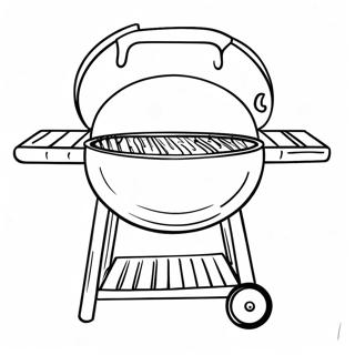 Bbq Grill Coloring Page 25595-23366