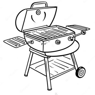 Bbq Grill Coloring Page 25595-23367