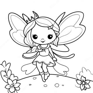 Gothic Fairy Mythical Creature Coloring Page 25615-23571