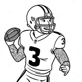 Odell Beckham Jr Catching A Football Coloring Page 25626-23583