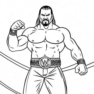 Wwe Coloring Page 25635-23587