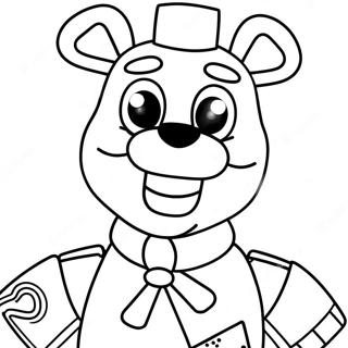 Chica Fnaf Coloring Page 25666-23603