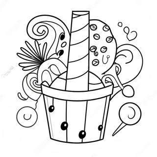 Lol Omg Candylicious Logo Coloring Page 25686-23618