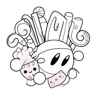 Lol Omg Candylicious Logo Coloring Page 25686-23619