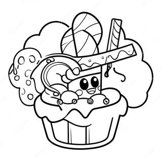 Lol Omg Candylicious Logo Coloring Page 25686-23620