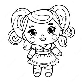 Candylicious Doll In A Sweet Outfit Coloring Page 25687-23624