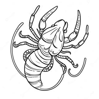 Scorpio Zodiac Sign Coloring Page 25716-23643