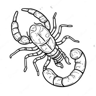 Scorpio Constellation Coloring Page 25717-23645