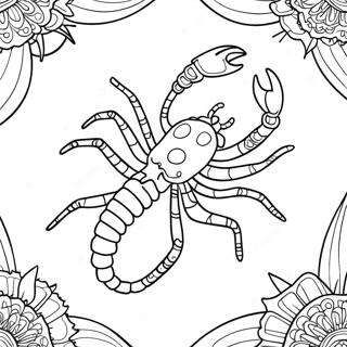 Scorpio Constellation Coloring Page 25717-23648