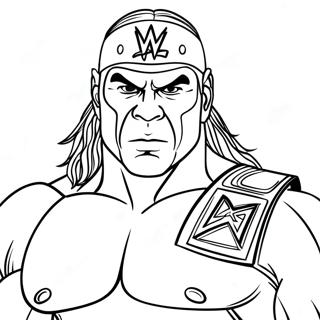 Wwe Coloring Page 25726-23650