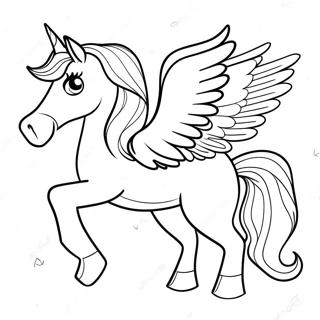 Pegasus Coloring Page 2572-2100