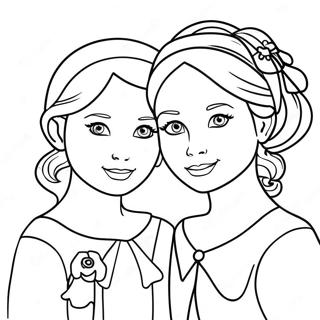 Sisters Coloring Pages