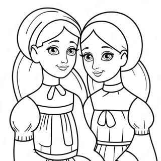 Sisters Coloring Page 25736-23659