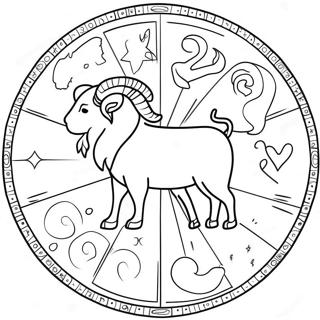 Zodiac Signs Coloring Page 25747-23671