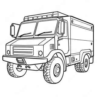 Swat Truck Coloring Page 25756-23675