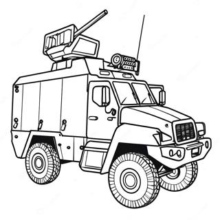 Armored Swat Truck Coloring Page 25757-23677