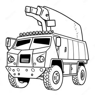 Armored Swat Truck Coloring Page 25757-23680