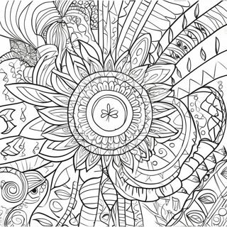 Indigenous Patterns Coloring Page 25766-23682