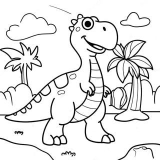 Adventurous Dino Ranch Coloring Page 25797-23710