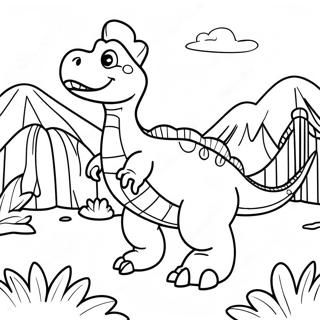 Adventurous Dino Ranch Coloring Page 25797-23712