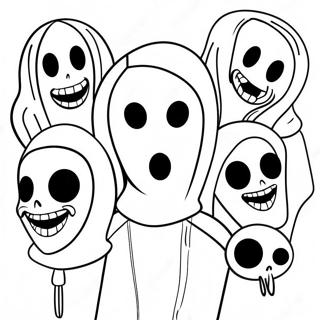 Creepypasta Characters Coloring Page 25806-23716