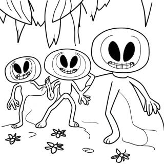 Creepypasta Scary Scene Coloring Page 25807-23718