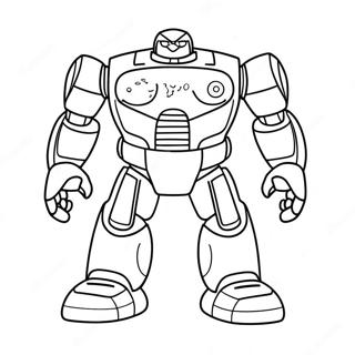 Tobot Coloring Page 25826-23731