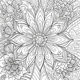 Intricate Geometric Pattern Coloring Page 2583-2112