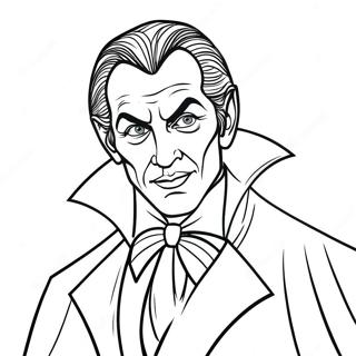 Dracula Coloring Pages