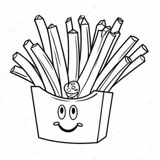 Fries Coloring Pages