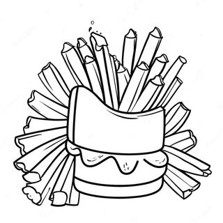 Fries Coloring Page 25856-23754