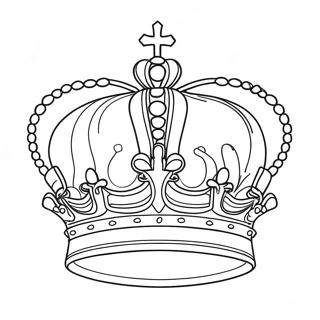 Majestic Crown Coloring Page 25867-23767