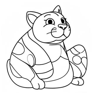 Meowscles Wwe Coloring Page 25876-23770