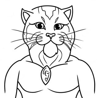 Meowscles Wwe Coloring Page 25876-23771