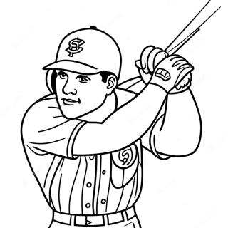 Mike Trout Coloring Page 25926-23811