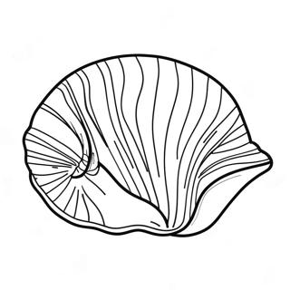 Seashell Coloring Page 2592-2114