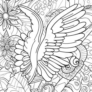 Wings Coloring Page 25966-23842