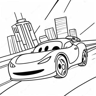 Spiderman Driving A Fast Car Coloring Page 25997-23869